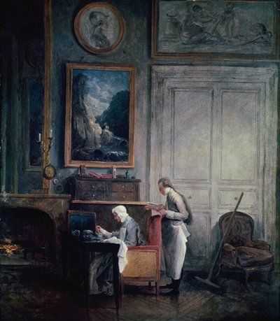 Lunch of Madame Geoffrin by Hubert Robert